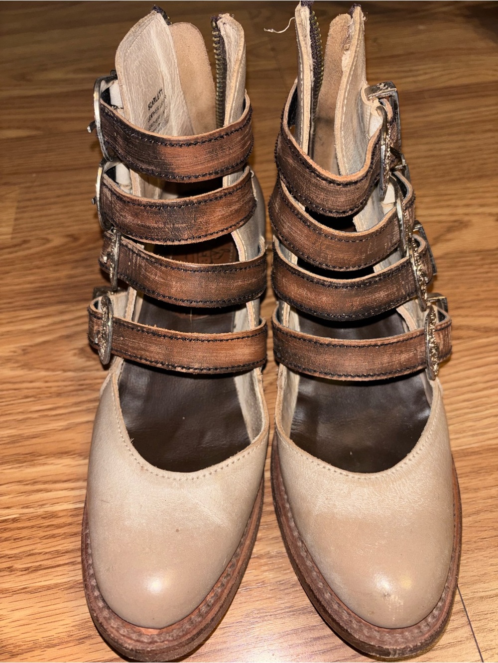Freebird by Steven Ice-Scarlett Strapped Heeled Ankle Boots